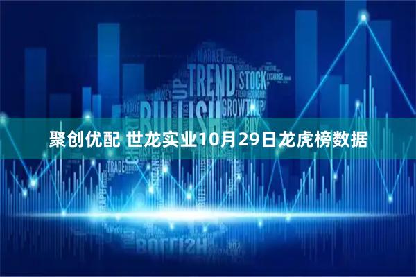 聚创优配 世龙实业10月29日龙虎榜数据